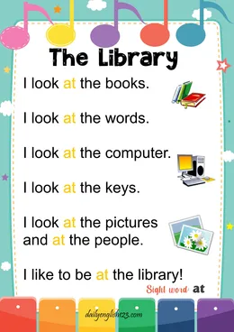 sight word poems5