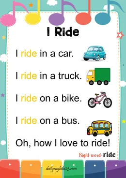 sight word poems23