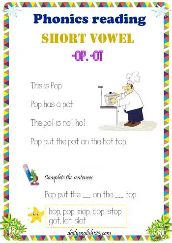 Short vowel o
