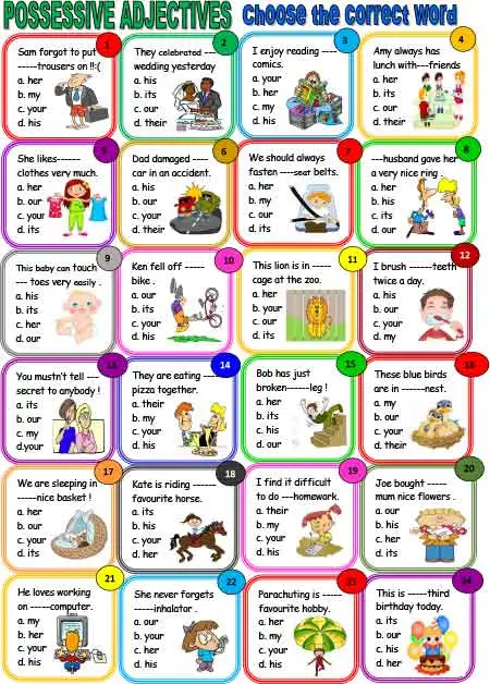 adjectives 4