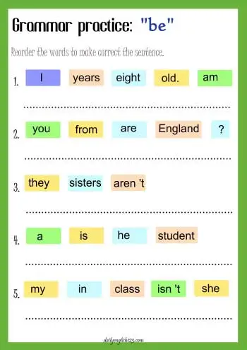 grammar-practice_be