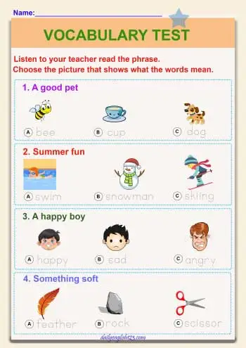vocabulary-tests