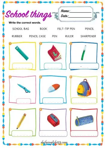 school-things