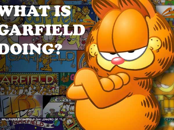 what-is-garfield-doing