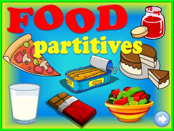 food partitives game